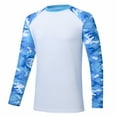 thumbnail image 3 of Weilanxin Swim Shirts for Men Long Sleeve Rashguard UPF 50+ Quick-Dry Surf Shirt Sports Swimwear Blue Collared L, 3 of 8