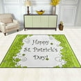 thumbnail image 3 of Coolnut Happy St Patrick's Day Area Rug Pad - 80 x 58 inch - 100% Light Weight Polyester Fabric for Living - Bedroom, 3 of 6