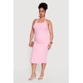 thumbnail image 2 of Women's Plus Size High Waisted Soft Knit Midi Skirt, 2 of 4