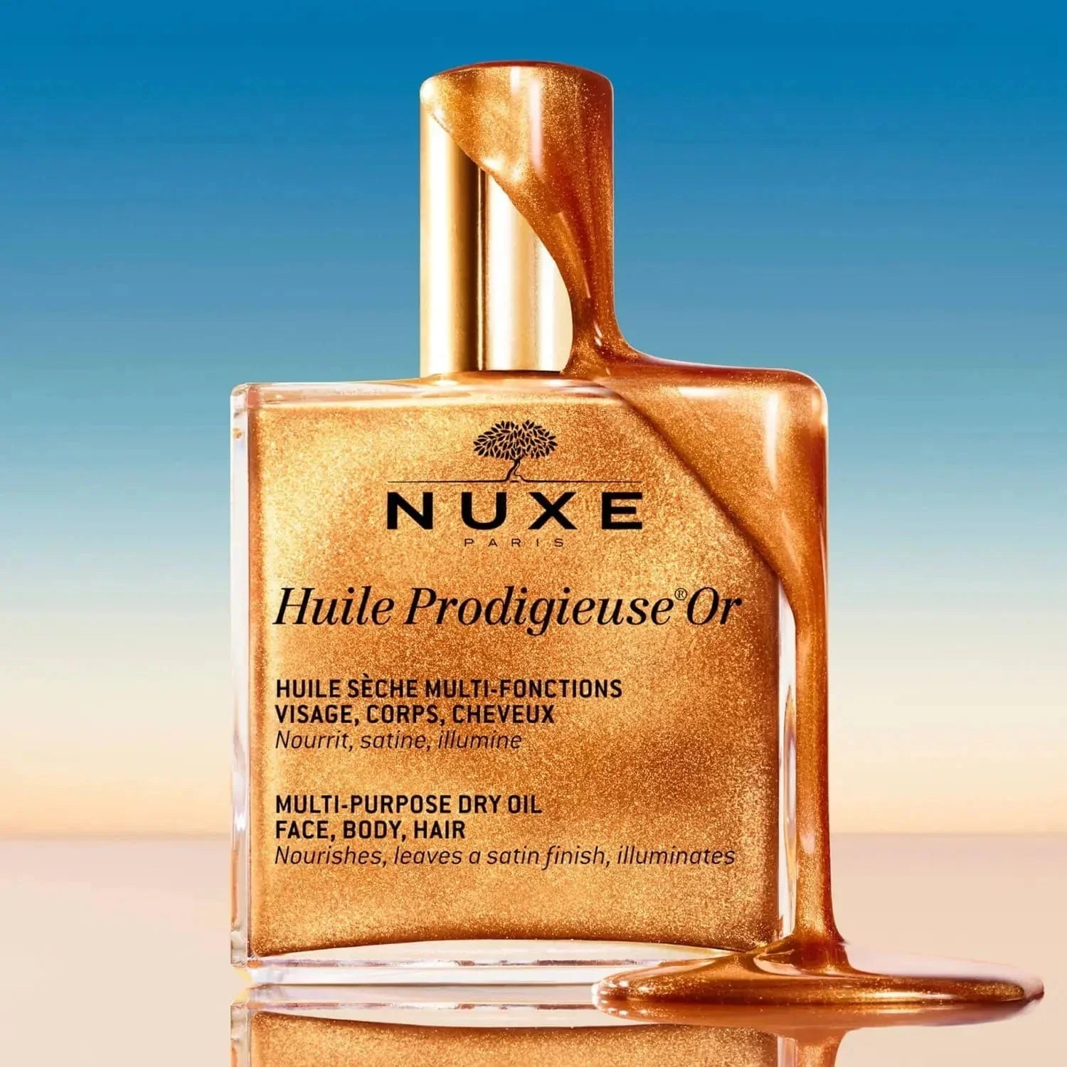 Nuxe Huile Prodigieuse Multi-Purpose Hair and Body Dry Oil, 3.3oz