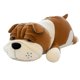 thumbnail image 3 of 45/60 cm perro de peluche muñeca grande lindo dibujos animados perro suave almohada grande largo fundido almohada para dormir muñeca juguete almohada peluche cachorro gris, 3 of 3