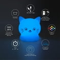 Cat Night Lights Children's Room Lighting, Toddler Bedroom Sleep Lights