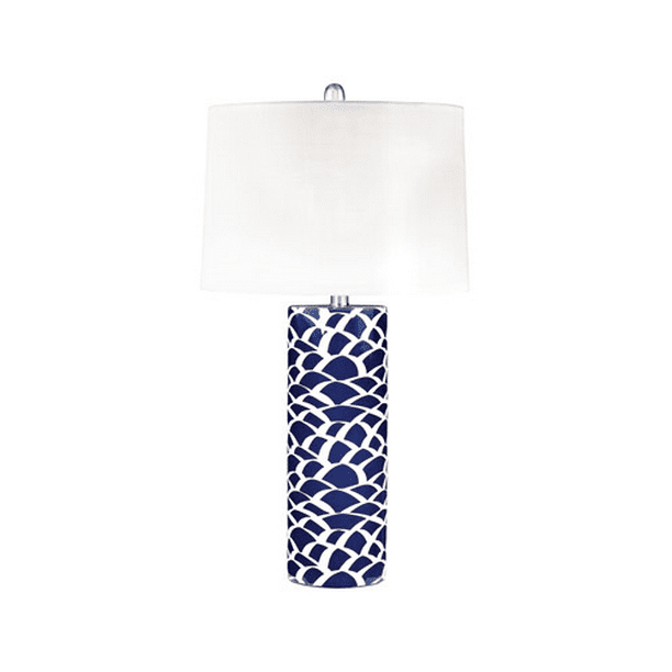 Table Lamps 1 Light With Navy Blue And, Navy Blue Nightstand Lamps