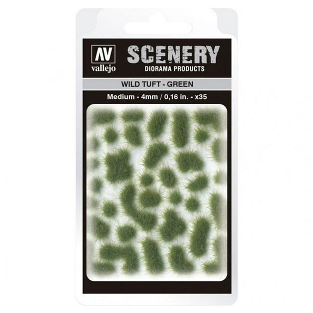 Acrylicos Vallejo VJPSC406 Wild Tuft Green Medium Scenery