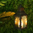 thumbnail image 4 of Portavelas de Metal Vintage, farolillos colgantes, candelabro, lámpara de cristal, iluminación exterior, lámparas colgantes de jardín, luces de Halloween, 4 of 7