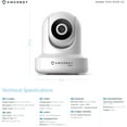 thumbnail image 3 of Amcrest 1080p WiFi Camera Indoor, 2MP Pan/Tilt Home Security Camera, Auto-Tracking, Motion & Audio Detection, Privacy Mode, Enhanced Browser Compatibility, H.265, Two-Way Talk IP2M-841W-V3 (White), 3 of 7