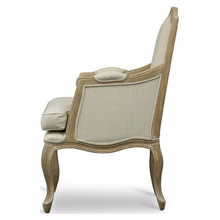 Baxton Studio Nivernais Wood Traditional French Accent Chair Baxton Studio Nivernais Wood Traditional French Accent Chair