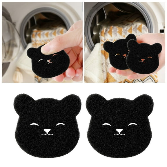 Hair Remover for Laundry 2PCS Set Ideal Pet Hair Catcher for Dogs and Cats Reusable Lint Catcher for Washer and Dryer Efficient Laundry Pet Hair Solution 2PCS