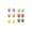 A-1A-home supplies, variant on LEFTHIGH Home 12 Piece Plastic Easter Eggs Decorations Set Multicolor Indoor Outdoor Designs for Decor Table Decor Hanging Ornaments Reusable Egg Hunt Party Supplies Kitchen