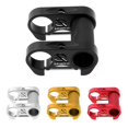 thumbnail image 3 of Vástagos de bicicleta plegables Kusrkot Aleación de aluminio Elevador ajustable para manillar Negro, 3 of 8