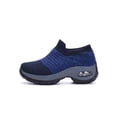 thumbnail image 3 of Women's Air Cushion Shock Absorption Knitted Tying Lazy Dance Shoes, Sports & Casual, 3 of 3