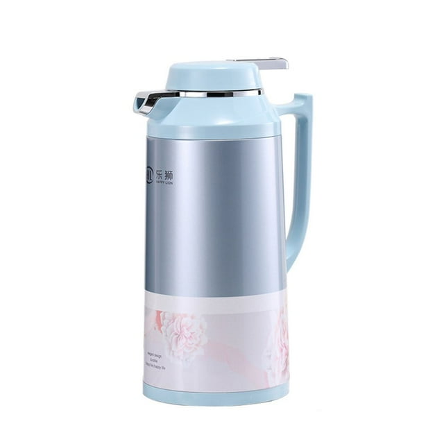 MesaSe Thermos Pot Colorful Thermos Pot Teahouse Home Thermos Pot Stainless Steel Glass Liner Thermos Pot Coffee Pot Suitable For School Office Dormitory Use