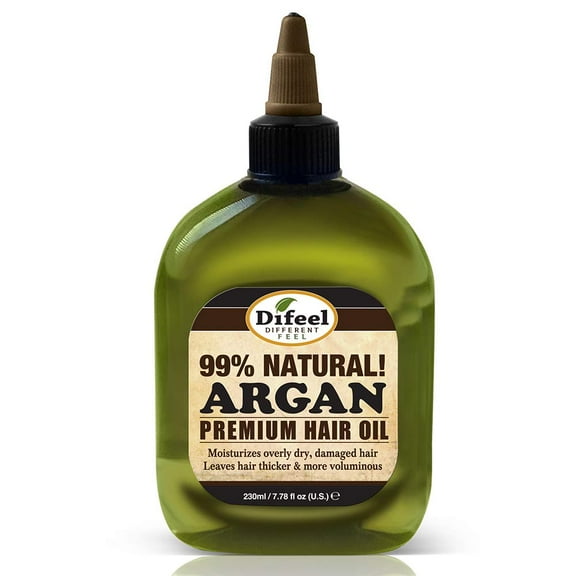 Difeel Premium Natural Hair Oil - Argan Oil 8 oz. (Pack of 4)