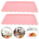 thumbnail image 4 of 8 bandejas de plástico reutilizables para servir: bandejas rectangulares multifunción para servir comida, pasteles, dulces, aperitivos, frutas y sushi, 4 of 8