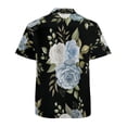 thumbnail image 3 of High Quality Hawaiian Shirts for Men Short Sleeve Aloha Beach Shirt Floral Summer Casual Button Down Shirts Blouses KL9QHB, 3 of 7