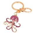 thumbnail image 2 of Opvise Lovely Cartoon Octopus Pendant Key Chain Keychain Ring Bag Purse Wallet Decor, 2 of 7