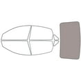thumbnail image 2 of Rvinyl Window Tint Kit Compatible with Hyundai Elantra 2007-2010 (Sedan) - Rear Windshield Precut, 2 of 8