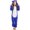 0-Blue198, variant on Toddler Girls Hooded Onesie Cute Soft Warm Zipper Jumpsuit Romper, Sizes 3-4T