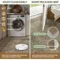 thumbnail image 4 of Washable Rug 8x10 Area Rug for Living Room Bedroom Dining, Washable Vintage Print Carpet, Ultra-Thin Chenille Low Pile Lightweight Rug with Non Slip Backing, Warm Taupe, 4 of 7