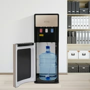 Hot/Cold Water DispensersBottom Loading Electric Water Cooler/Heat Dispensers Capacity 0.53 to 1.32 Gallon,with Anti-Scalding Design for Home,Office, Living Room (Champagne Gold)