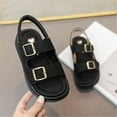 thumbnail image 3 of Unisex-Child Slide Sandals Adjustable Double Buckle Beach Shoes for Girls and Boys, 3 of 6