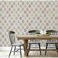 thumbnail image 5 of S4Sassy Peel & Stick Vinyl Wallpaper, Botanical Trellis Wall Paper Contact Paper Waterproof- Gray, 25"X 360", Textured Removable Asian Style Covering For Home Decor In Bedrooms & Living Areas, 5 of 9