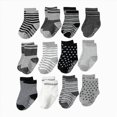thumbnail image 2 of CAUYDY 5 6 7 Years Kids Boys Cute Socks Set 12PC Children Grip Crew Socks Spring Summer Fall Winter Sizes 5-7 Years, 2 of 4
