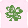thumbnail image 4 of Inktastic Happy St. Patrick's Day Shamrock in Green Boys or Girls Toddler T-Shirt, 4 of 5