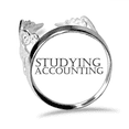 thumbnail image 1 of Short Phrase Studying Accounting Ring Adjustable Love Wedding Engagement, 1 of 3