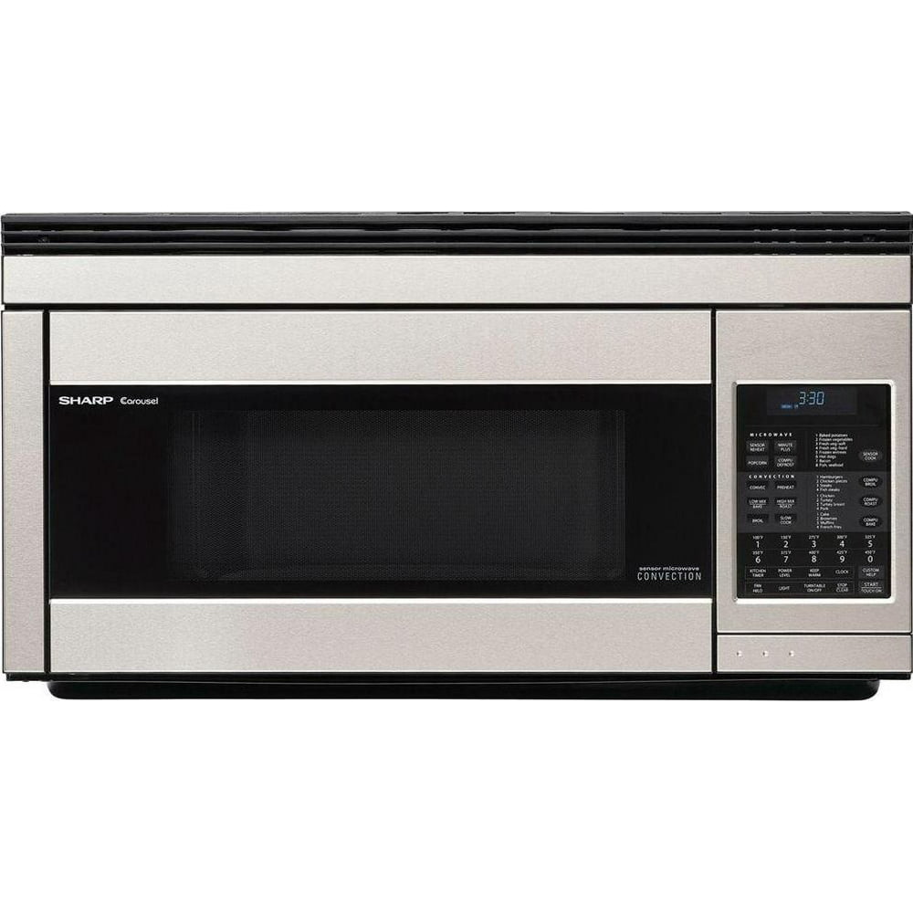 Sharp R1874T Stainless Steel Over the Range 1.1 cu. ft. Capacity