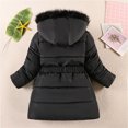 thumbnail image 4 of Wancir Girl Winter Dress Coats Hooded Fleece Jacket Warm Outwear Waterproof Heavy Parka, 4 of 4