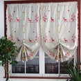 thumbnail image 4 of Christmas Elk Tie Up Curtain Globo Sombra Pull Up Shade Rojo - 83x175cm Sunnimix Sombra de globo, 4 of 8