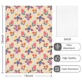thumbnail image 2 of 2 Pcs Pioneer Flower Floral Print Pattern Kitchen Towels, Funny Microfiber Dish Towel Set, 18" X 26" Tea Towels, 2 of 6