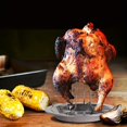 thumbnail image 3 of QJUHUNG Savory Results  Stainless Steel Chicken Roaster Rack - Non-Stick  Easy Clean BBQ Grill Accessory for Perfectly Cooked Chicken Every Time zzz, 3 of 4
