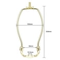 thumbnail image 2 of Unique Bargains 2pcs Regular Weight 8“ Harp Fitter For Light Shades Brass Finish, 2 of 5
