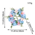 thumbnail image 5 of Guirnalda de primavera, guirnalda Artificial, guirnalda decorativa colgante, corona de granja, coronas de simulación para bodas en la puerta delantera, 5 of 5