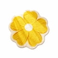 thumbnail image 2 of Linnome Flower Shape Bathroom Floor Mat Soft Highly Absorbent Antiskid Bath Rug Decorative 23.62x23.62 Inch, 2 of 6