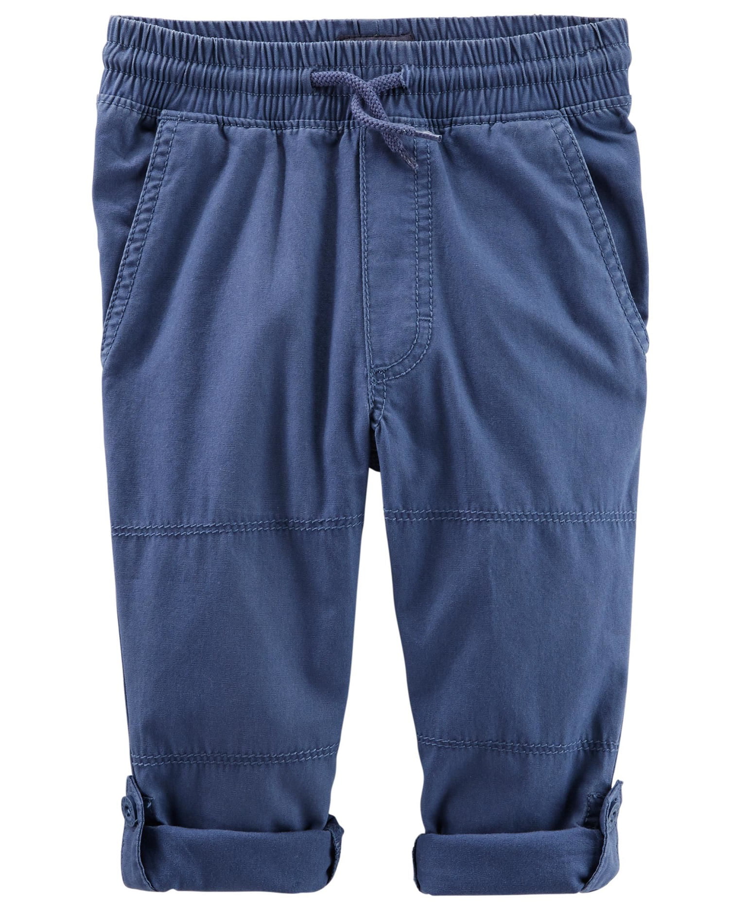 OshKosh B'gosh Big Boys' Convertible Canvas Pants, Blue, 14 Kids -  Walmart.com