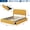 yellow, variant on Modern Boucle Upholstered Platform Bed Frame with Storage Headboard, Bookcase & 2 Drawers, Noise-Free, No Box Springtime Needed, Easy Assembly - Bedroom Furniture