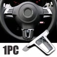 thumbnail image 4 of Chrome Car Steering Wheel Sticker Cover Sequin Trim for Golf 6 Mk6 Mk5 3Pcs, 4 of 10