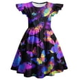thumbnail image 3 of Girls Holiday Dresses Summer Birthday Dress Girls Kids Party Dress for Girls 7-8 Years, 3 of 3