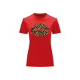 thumbnail image 2 of Playera Blusa Con Impresion De Beso Animal Print Sexy Color Rojo Talla Chica Marca Emil SaEs, 2 of 4