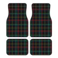 thumbnail image 1 of Fotbe Buffalo Plaid Dark Green Juego de 4 Tapetes para Auto con Estampado – Alfombrillas de Goma Reforzada, Diseño Antideslizante, Protección para Todo el Año – Vehículos, Autos, Camionetas y SUVs, 1 of 7