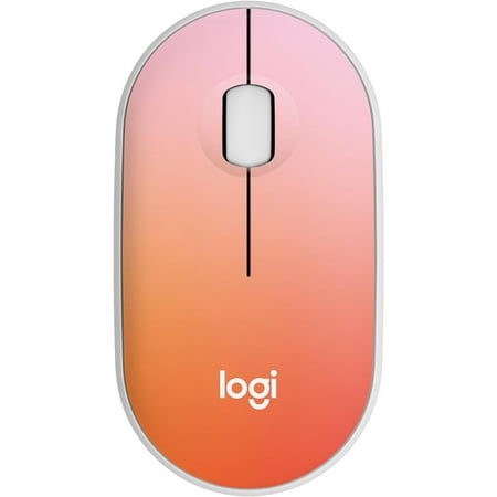 Logitech M340 Wireless Mouse with Limited Edition Prints USB Receiver and Silent Clicks Portable Wireless Mouse for Laptop PC Windows Chrome Surface – Tropical Sunrise