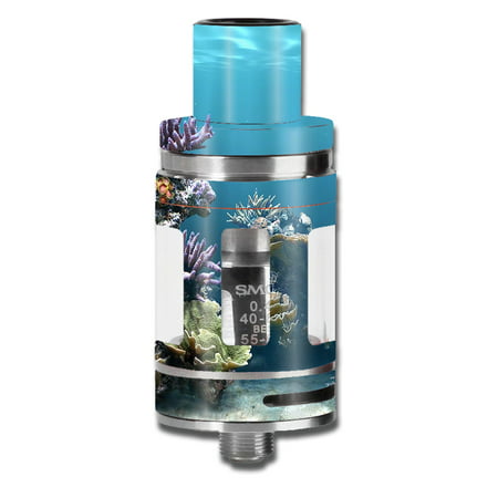 Skins Decals For Smok Micro Tfv8 Baby Beast Vape Mod / Under Water Coral (Best Vape Mod Under 50)