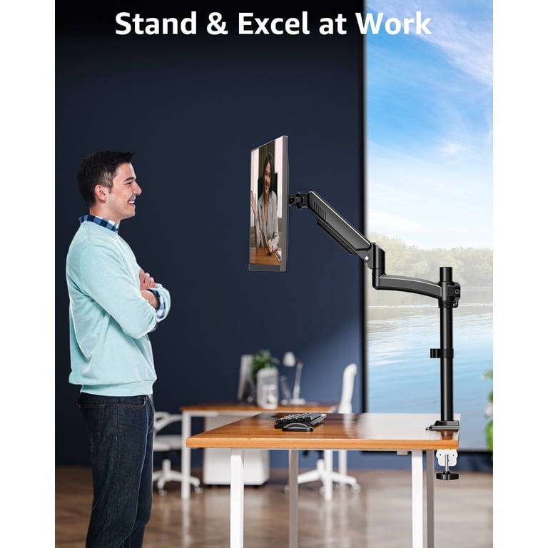 HOMOUNT Single Monitor Arm 22-32 Inch Full Motion photo 3