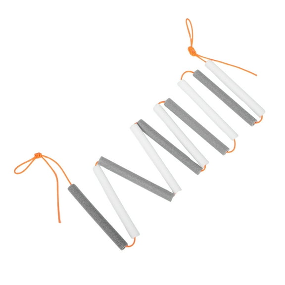 OUNONA Portable High Jump Training Crossbar Elastic Bar With Foam Padding Flexible And Durable Outdoor Safety Rope Latex Polyester Material Suitable For Kids And Adults