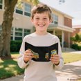 thumbnail image 7 of Uourmeti Yellow School Bus Youth Wallet with Polyester Fabric, Slim Zipper Boys Wallet for Outdoor Sports and School Use, 7 of 7