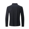 thumbnail image 5 of WREESH Mens Long Sleeve Quarter Zip Polos Shirt Business Casual Golf Top Office Work Smart Lapel Shirt Lightweight Summer 2025, 5 of 9