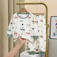 thumbnail image 3 of Kids Underwear Set Clothes Children Pajama Sets  Home Sleepwear  Clothing Boy Girl Autumn Summer T-shirt Tops Pants Suits, 3 of 6